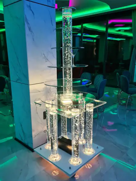 Okrugla šampanjac fontana - komplet