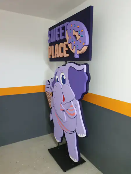 Proizvod od stirodura - detalj